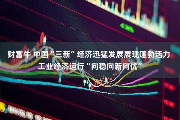 财富牛 中国“三新”经济迅猛发展展现蓬勃活力 工业经济运行“向稳向新向优”