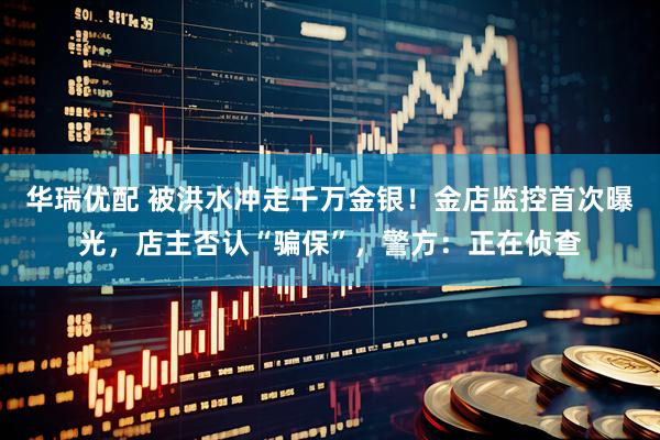 华瑞优配 被洪水冲走千万金银！金店监控首次曝光，店主否认“骗保”，警方：正在侦查